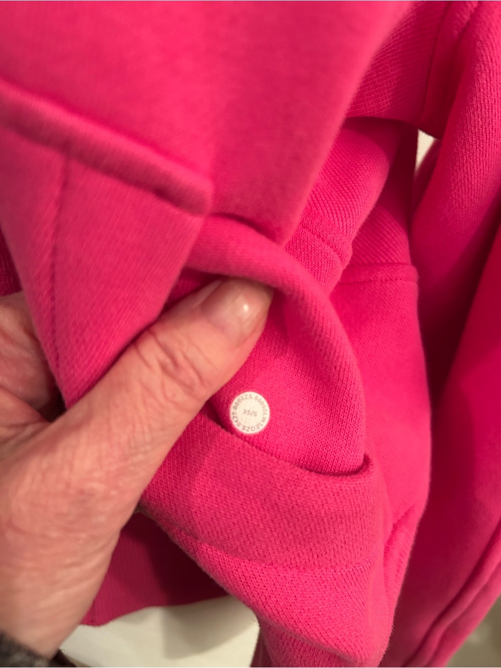 lululemon athletica Scuba Full-Zip Hooded Sweatshirt Sonic Pink Size XS - Picture 5 of 5